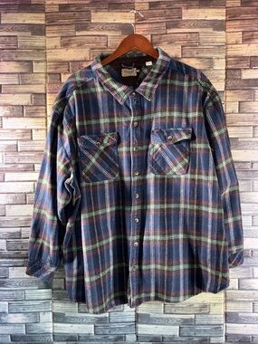 Vintage C.E. Schmidt Workwear 4XL Flannel Shacket